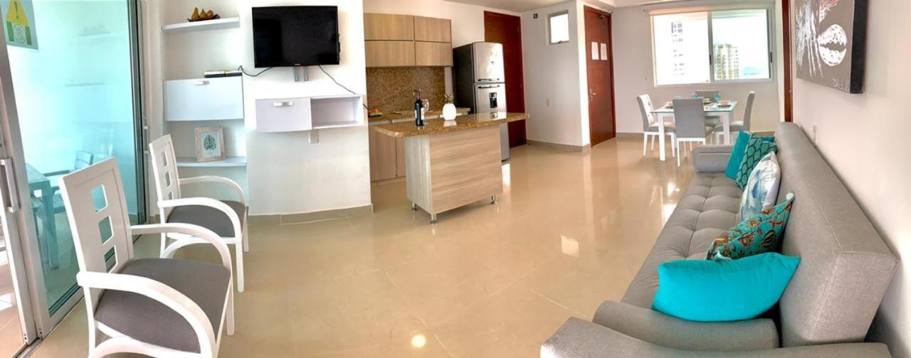Palmetto Bocagrande Oceanfront Appartement Cartagena Buitenkant foto