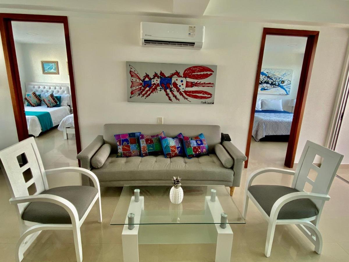 Palmetto Bocagrande Oceanfront Appartement Cartagena Buitenkant foto