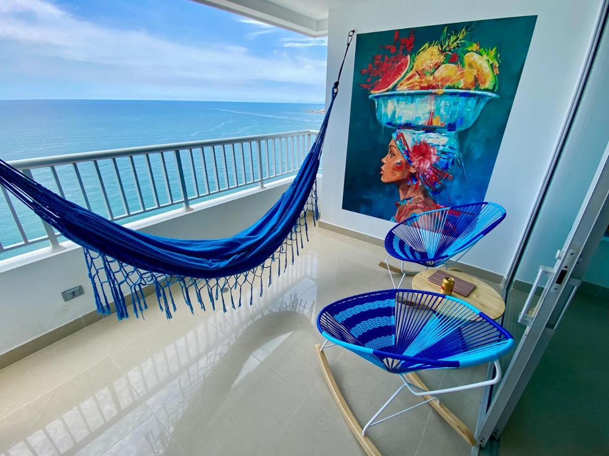 Palmetto Bocagrande Oceanfront Appartement Cartagena Buitenkant foto