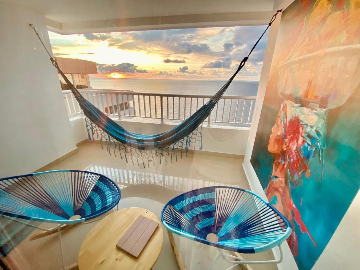 Palmetto Bocagrande Oceanfront Appartement Cartagena Buitenkant foto