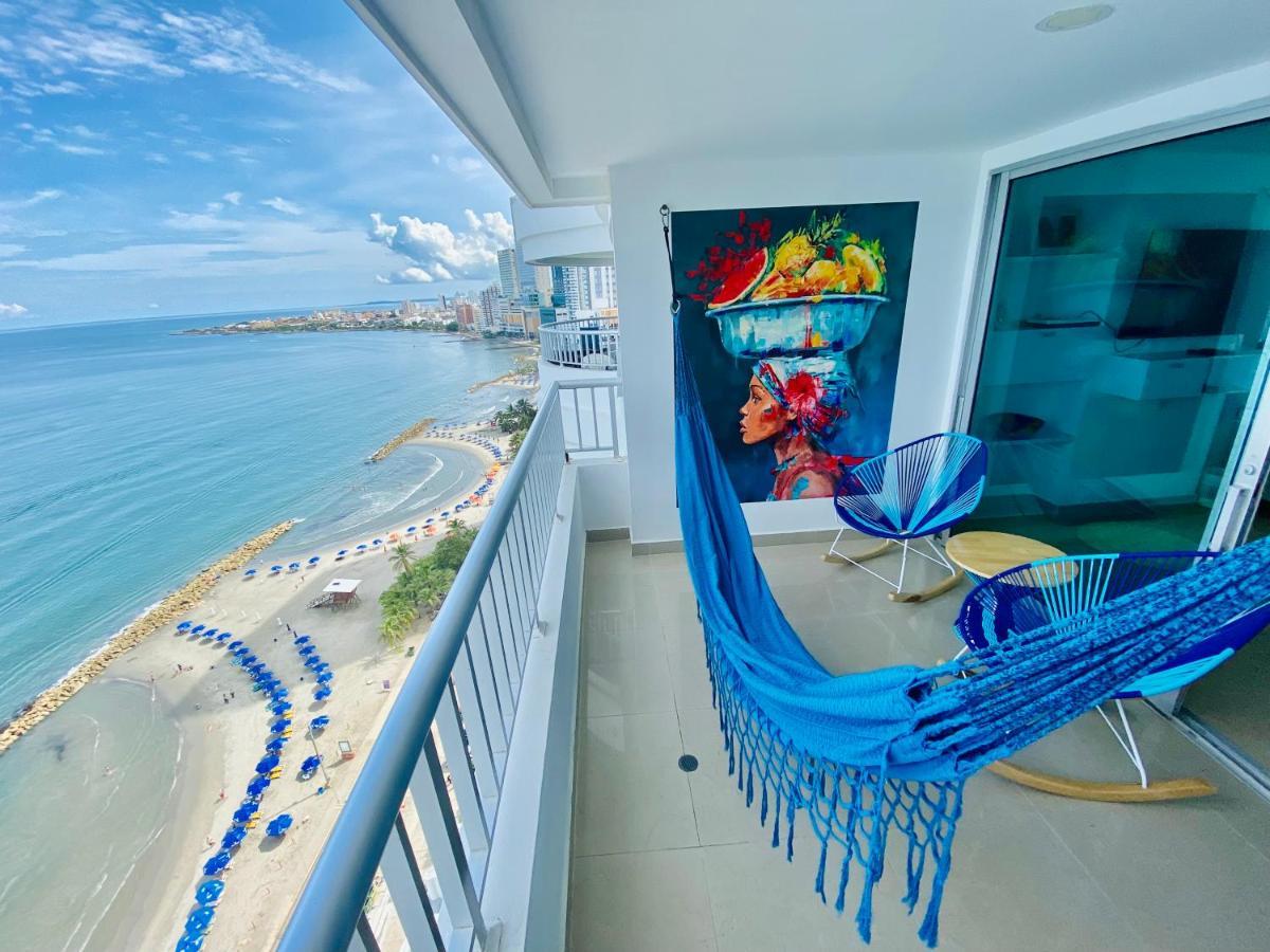 Palmetto Bocagrande Oceanfront Appartement Cartagena Buitenkant foto