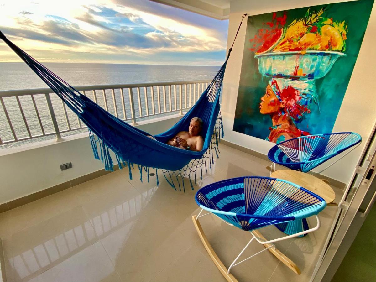 Palmetto Bocagrande Oceanfront Appartement Cartagena Buitenkant foto